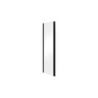 Панель бокова Duo Slide black 80x195 профіль чорний матовий, скло прозоре