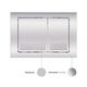 Готове рішення Qtap для ванної кімнати: підвісний унітаз Tern Rimless 490x340x350 + комплект інсталяції Nest 4 в 1 (квадратна клавіша Chrome)