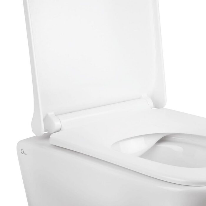 Готове рішення Qtap для ванної кімнати: підвісний унітаз Tern Rimless 490x340x350 + комплект інсталяції Nest 4 в 1 (лінійна клавіша White)