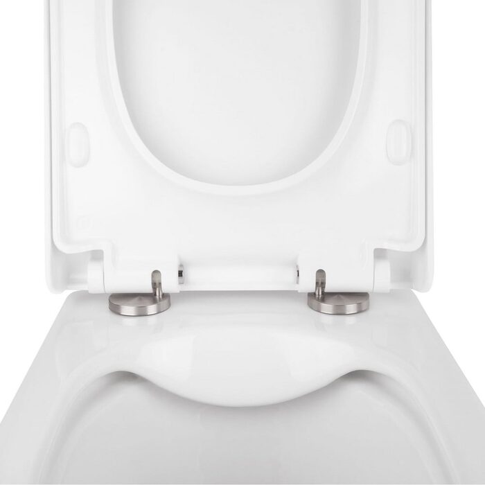 Готове рішення Qtap для ванної кімнати: підвісний унітаз Tern Rimless 490x340x350 + комплект інсталяції Nest 4 в 1 (кругла клавіша Satin)