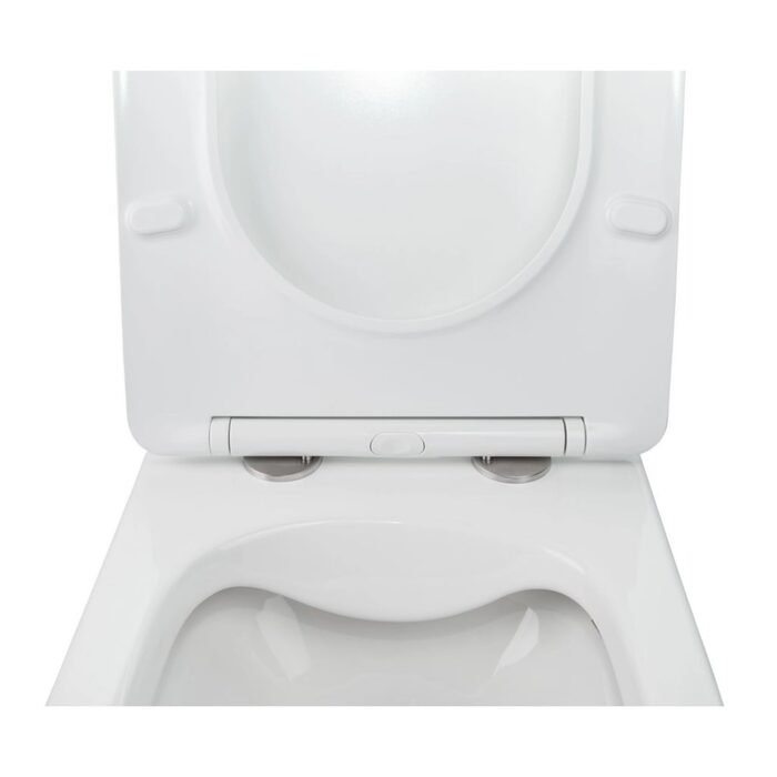 Готове рішення Qtap для ванної кімнати: підвісний унітаз Tern Rimless 490x340x350 + комплект інсталяції Nest 4 в 1 (кругла клавіша Chrome)