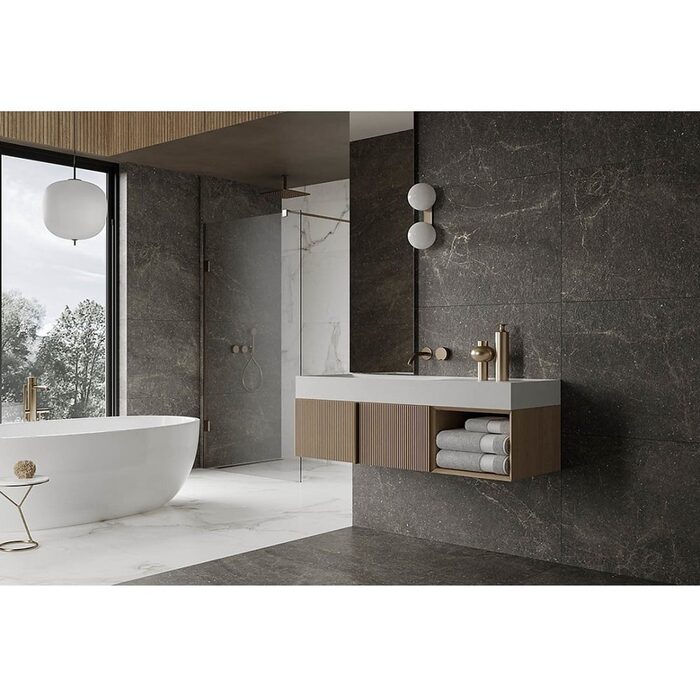 ALISTONE BLACK MATT RECT (1 сорт)