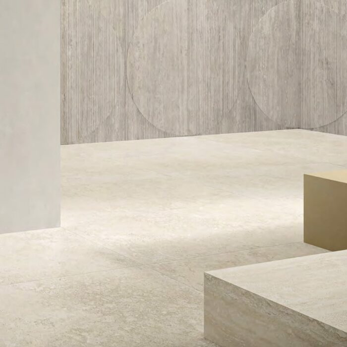 TR0212 TRAVERTINO BIANCO CROSS CUT SQ. 120X120 (1 сорт)