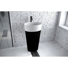 Умивальник вільностоячий UNIQA B&W 32х46
