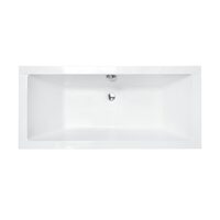 Ванна акрилова QUADRO SLIM 155х70 без ніг, БЕЗ отворів під ручки, без ручок