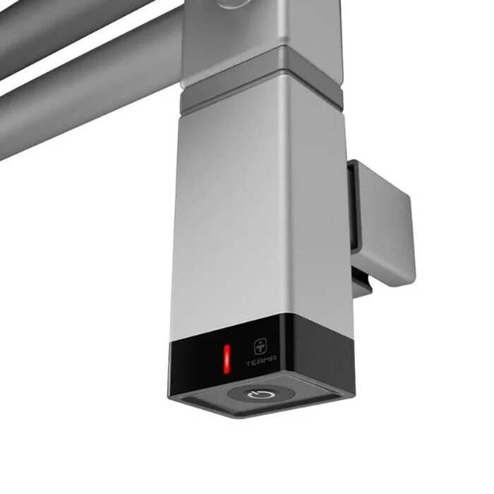WWVON139050K916E8P Рушникосушка електрична Terma VIVO ONE 1390*500 ,колір RAL 9016  (білий глянець), підключення E8, 600 W, прихований монтаж (1 сорт)