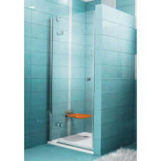 SMSD2-900 R, h-2000 мм (Transparent) хром Душові двері