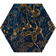 Urban Colours Inserto Szklane Heksagon C Blue