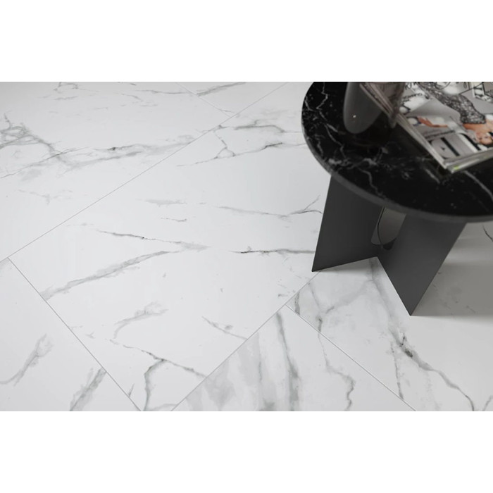 Плитка керамогранітна Calacatta Marble White RECT 598x1198x8 Opoczno