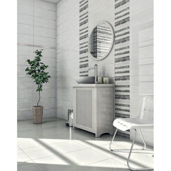 Плитка стінова CCR18 Білий RECT 300x600 Ceramika Color