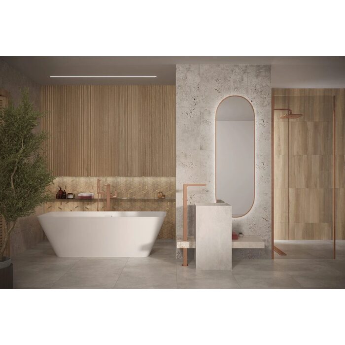 Плитка стінова CKR13-1 Kent Grey RECT 300x600 Konskie
