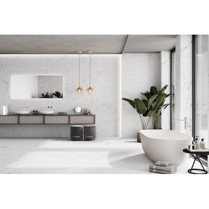 Плитка керамогранітна Delight Blanco Anticatto 600x1200 Saloni Ceramica