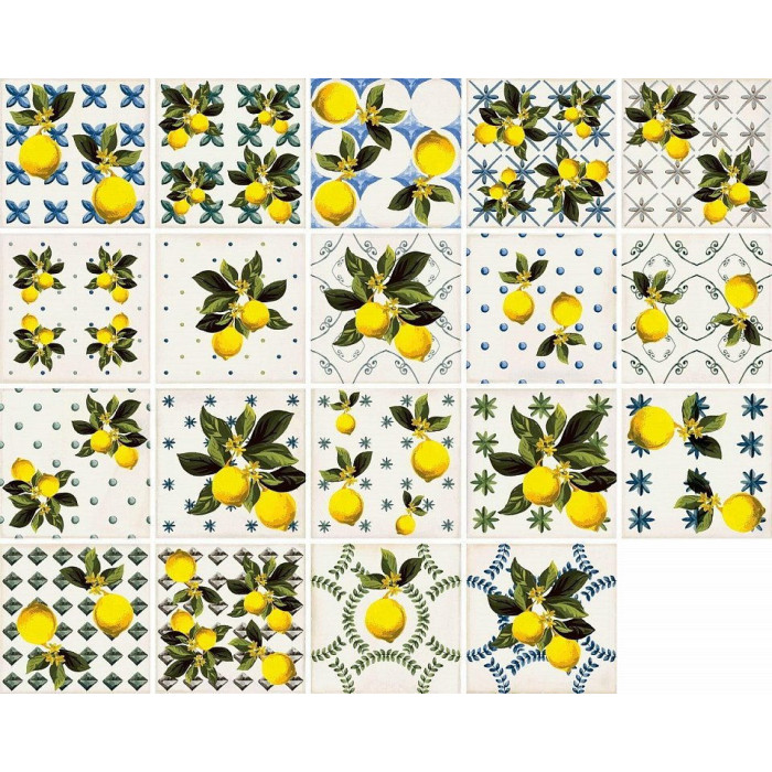 Декор CSAGIMXL20 Vita Giardino Bianco Mix Luc 200x200x10 Sant'agostino