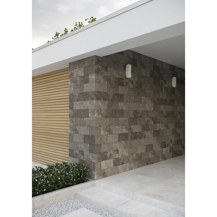 Камінь фасадний Saltstone Grafit 14,8x30x0,9 код 9386 Cerrad