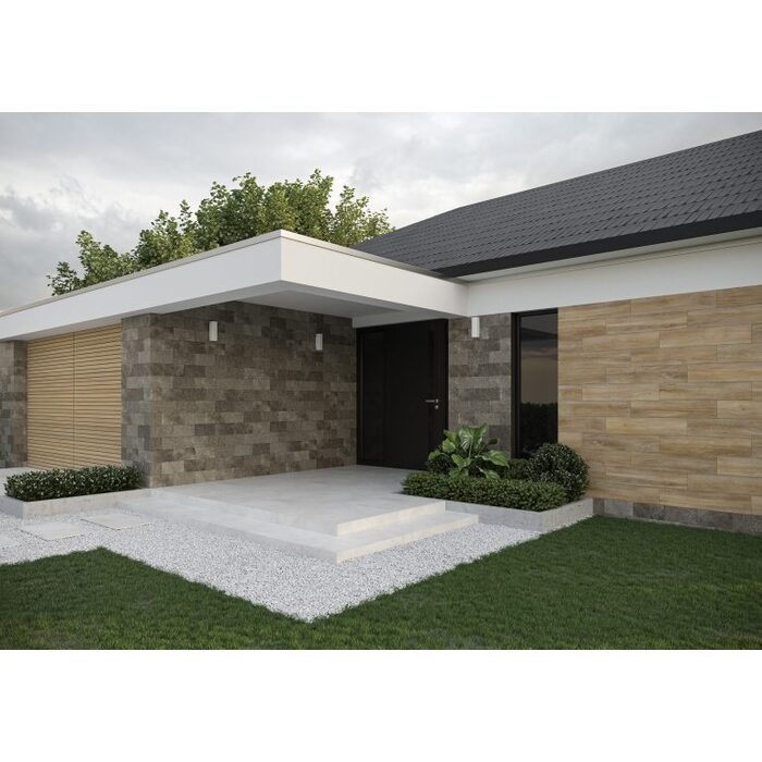 Камінь фасадний Saltstone Grafit 14,8x30x0,9 код 9386 Cerrad