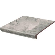 Сходинка з капіносом пряма Mattone Pietra Grafit 300x330 Paradyz