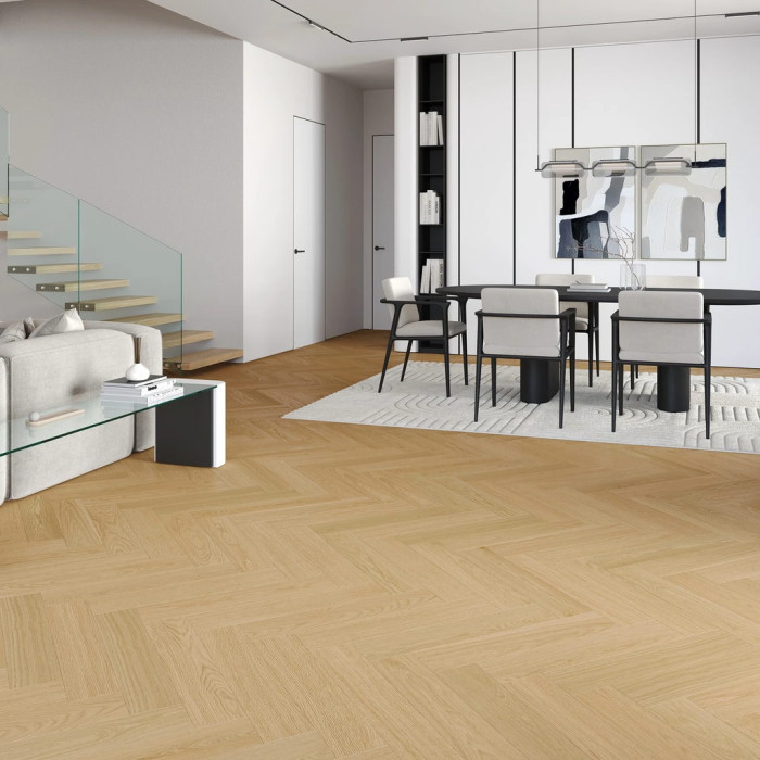 Вінілова підлога Barlinek Next Step HB Flax Cream Cелект 127,9x639,5x5