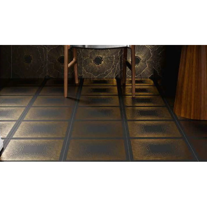 Плитка керамогранітна Art Deco Black Negroni Natural 297,5x297,5x9,9 Aparici