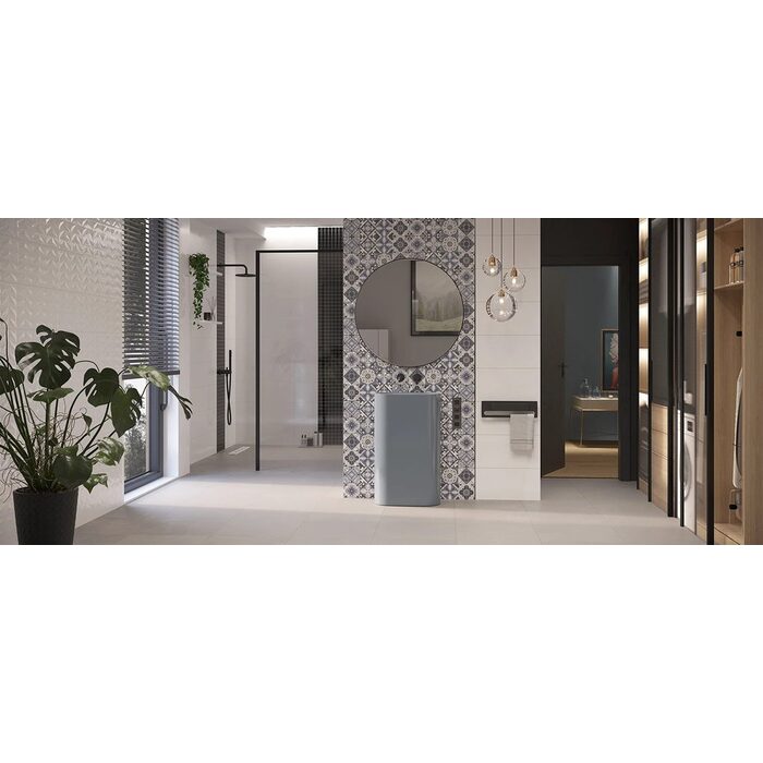Плитка стінова Montreal White RECT 300x600x8,5 Konskie