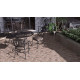 Плитка керамогранітна 2F7800 Cortile Коричневий 400x400x7 Golden Tile