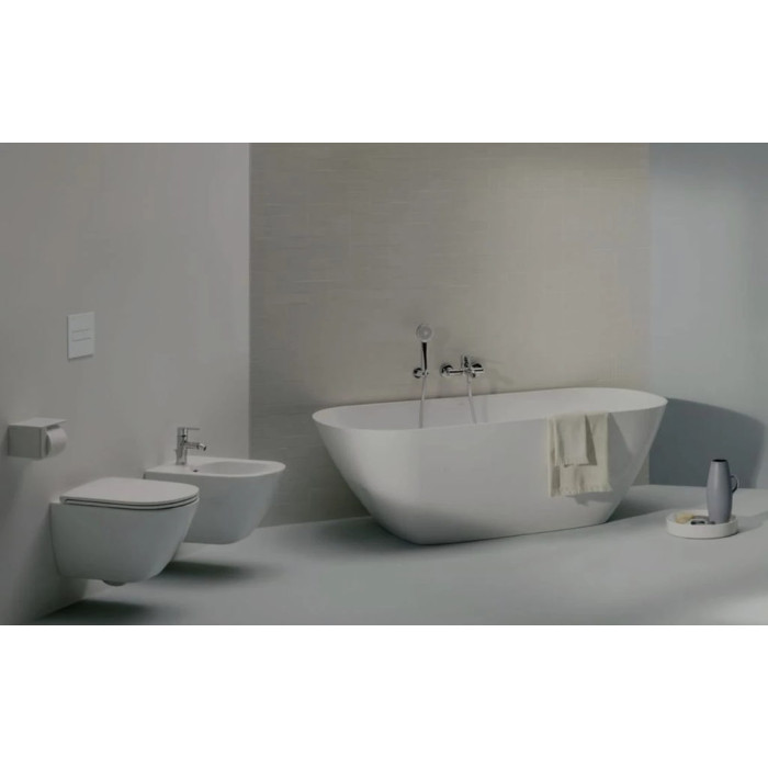 Унітаз підвісний LUA Rimless Silent Flush 52 см з кришкою soft-close H8660820000001 LAUFEN