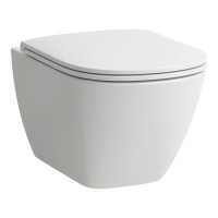 Унітаз підвісний LUA Rimless Silent Flush 52 см з кришкою soft-close H8660820000001 LAUFEN