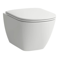 Унітаз підвісний LUA Rimless Silent Flush 52 см з кришкою soft-close H8660820000001 LAUFEN