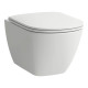 Унітаз підвісний LUA Rimless Silent Flush 52 см з кришкою soft-close H8660820000001 LAUFEN