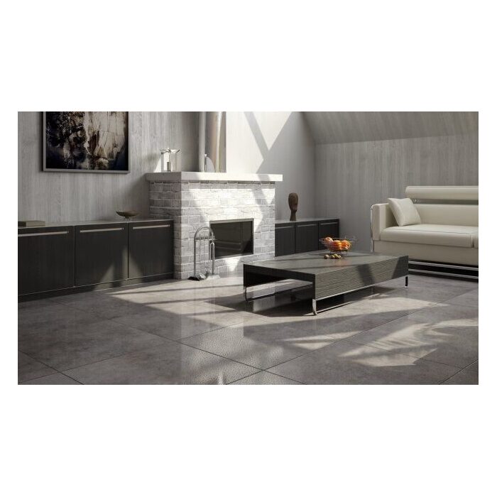 Плитка керамогранітна Prince Grey Lappatto 600x600x9,5 Konskie
