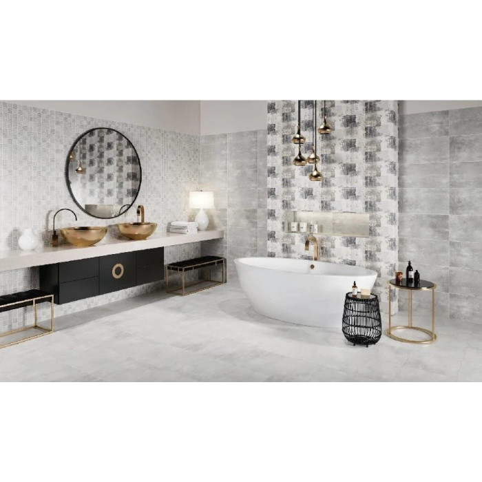 Плитка керамогранітна Avrora Light Grey 420x420x8 Opoczno
