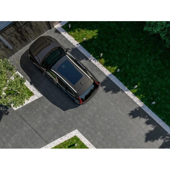 Плитка керамогранітна Pizarra Antracite 2.0 RECT 600x1200x20 StarGres
