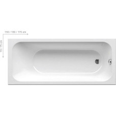 Ванна прямокутна CHROME 150x70, RAVAK