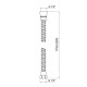 Шланг Lidz Niagara 01 1,75-2,2 м LDNIA01CRM22148 Chrome