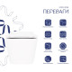 Унітаз підвісний Qtap Crow Rimless безобідковий з сідінням Soft-close QT05335170W