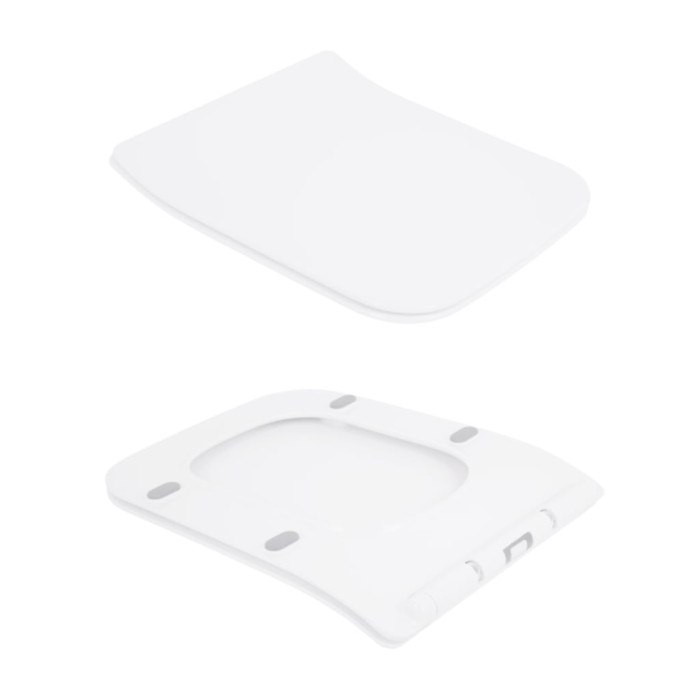 Унітаз підвісний Qtap Crow Rimless безобідковий з сідінням Soft-close QT05335170W