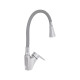 Змішувач для кухні Lidz Tani 007F3 з гнучким виливом (k40) LDTAN007F3GCR31869 Chrome/Grey