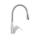 Змішувач для кухні Lidz Tani 007F3 з гнучким виливом (k40) LDTAN007F3GCR31869 Chrome/Grey