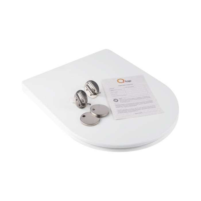 Сидіння для унітаза Qtap (Jay 520,640, Swan 520,640) з мікроліфтом Slim QT1699SC5176W