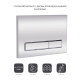 Панель змиву для унітаза Qtap Nest QT0111M08381CRM