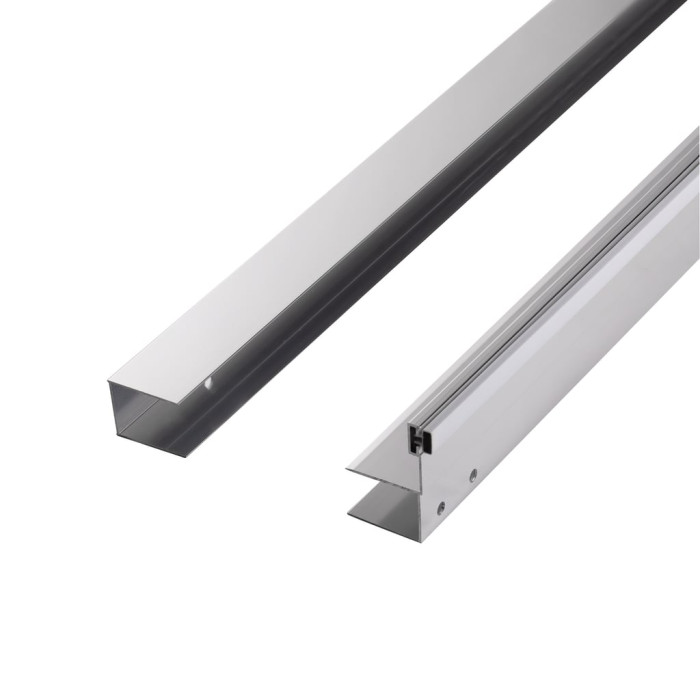 Душові двері в нішу Qtap Taurus CRM201-11.C6 97-108x200 см, скло Clear 6 мм, покриття CalcLess