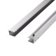 Душові двері в нішу Qtap Taurus CRM201-11.C6 97-108x200 см, скло Clear 6 мм, покриття CalcLess