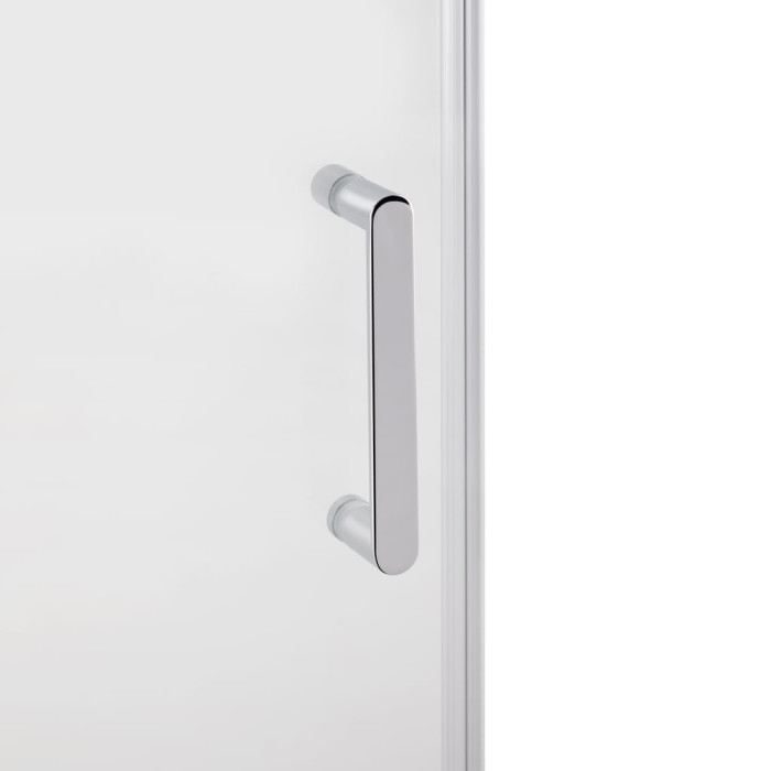 Душові двері в нішу Qtap Taurus CRM201-11.C6 97-108x200 см, скло Clear 6 мм, покриття CalcLess