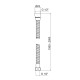 Шланг Lidz Niagara 12 1,5-2,0 м LDNIA12CRM35460 Chrome