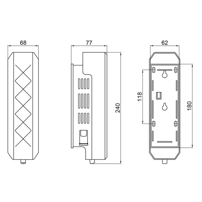 Диспенсер для мила Qtap Pohodli DM350WP1 White (Pobut)