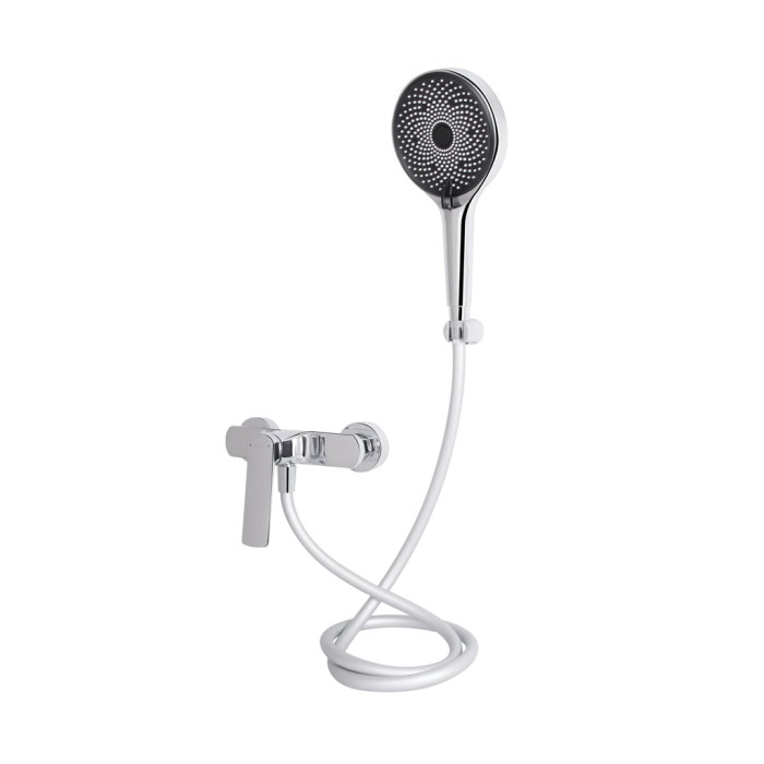 Змішувач для душу Qtap Slavonice з душовим гарнітуром QTSLV4042103C Chrome