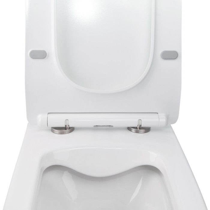Готове рішення Qtap для ванної кімнати: підвісний унітаз Crow Rimless 520х360х290+ комплект інсталяції Nest 4 в 1 (лінійна клавіша Chrome)