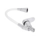 Змішувач для кухні Lidz Tani 008F3 з гнучким виливом (k40) LDTAN008F3WCR37037 Chrome/White