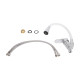 Змішувач для кухні Lidz Tani 008F3 з гнучким виливом (k40) LDTAN008F3WCR37037 Chrome/White