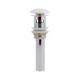 Донний клапан для раковини Qtap PU02O 225х70х70 White з переливом