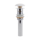 Донний клапан для раковини Qtap PU02O 225х70х70 White з переливом
